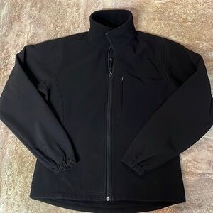 Woolrich soft shell jacket. Black. Size S.